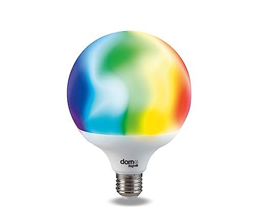 Beghelli Dom Lampadina LED Alexa Smart GLOBO E27 14W RGB-CCT WiFi