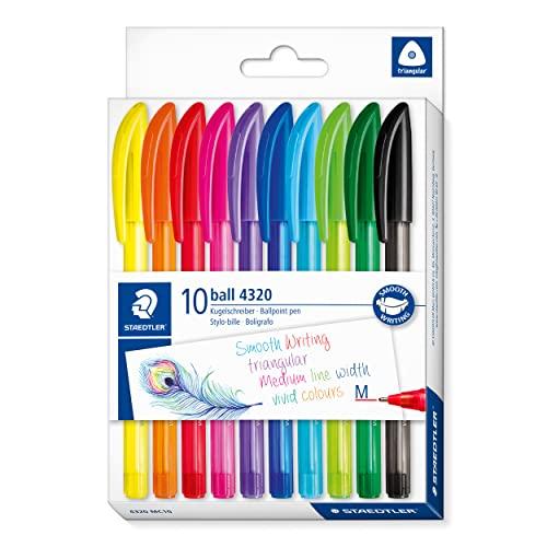 Staedtler Penne a Sfera Ball 10pz Colori Assortiti