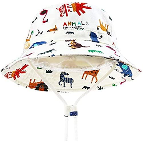 DRESHOW Cappello Secchio Unisex Regolabile con Protezione Solare UPF 50+