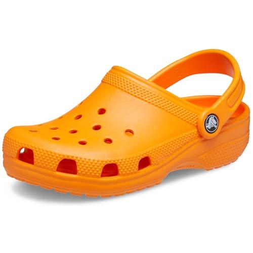 Crocs Classic Clog K, Zoccoli Unisex - Bambini e Ragazzi, Orange Zing