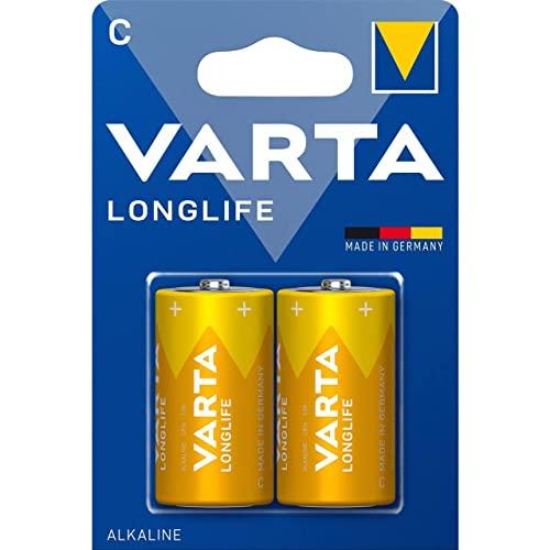 VARTA Longlife C LR14 - Pacco da 2 Batterie Alcaline