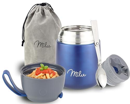 Milu Thermo Contenitore Termico per Alimenti in Acciaio Inossidabile