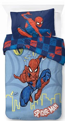 Jay Franco Marvel Spiderman Potere da Eroe Set Copripiumino Singolo in Cotone