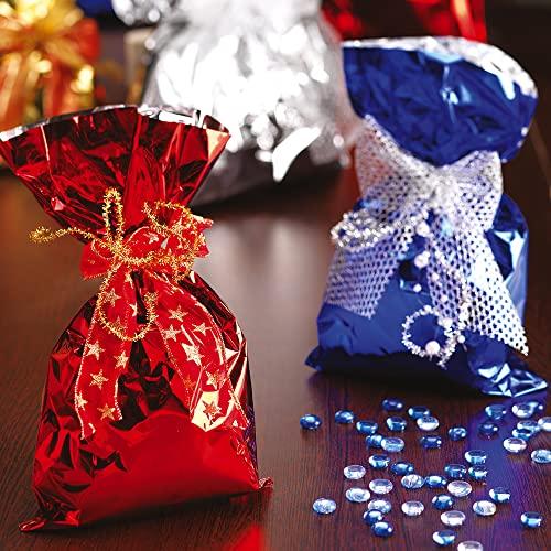 Favorit 100 Buste Argento Metallizzato 10x20 cm