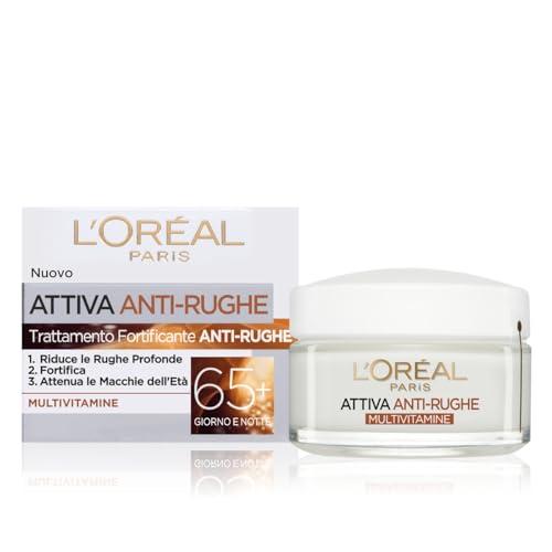 L'Oréal Paris Crema Viso Giorno e Notte Attiva Anti-Rughe 65+