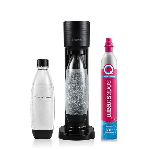 SodaStream Gasatore d'Acqua Frizzante con 1 Bottiglia da 1 Litro e Cilindro CO2