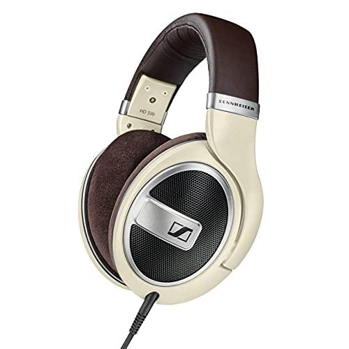 Sennheiser HD 599 Cuffie Around-Ear Aperte, Avorio