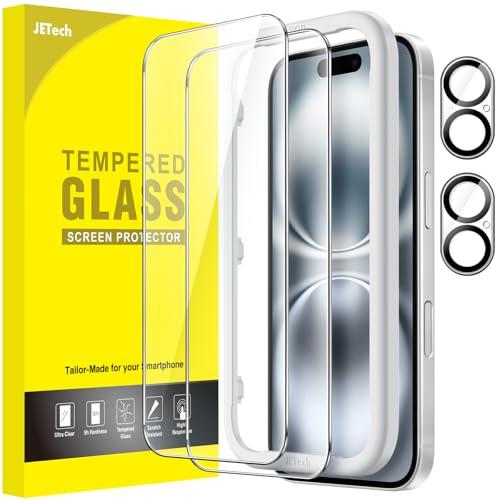 JETech Pellicola Protettiva per iPhone 16 6,1 Pollici