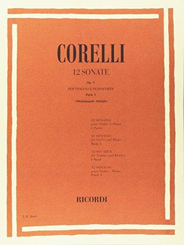 12 Sonate Per Violino E Basso Op. V Parte I