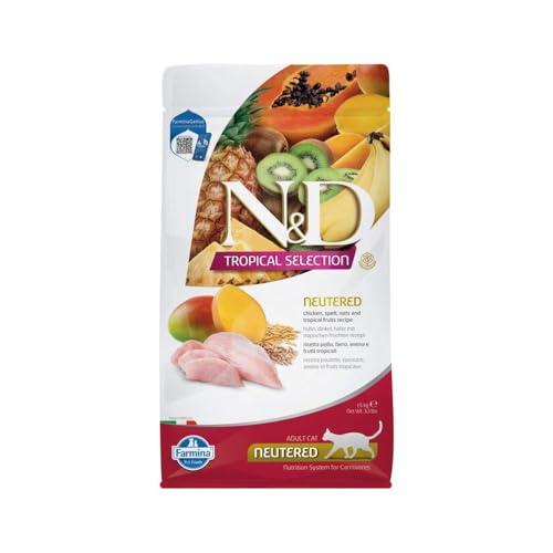 Farmina N&D Tropical Selection Pollo & Frutti Tropicali Gatto Sterilizzato 300g