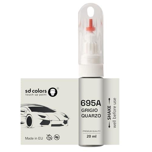 SD COLORS GRIGIO QUARZO 695A 695/A KAJ PAJ TOUCH UP 20 ML PAINT COVENIENTE SPAZZOLA PER RIVISIONE GRAFFIO