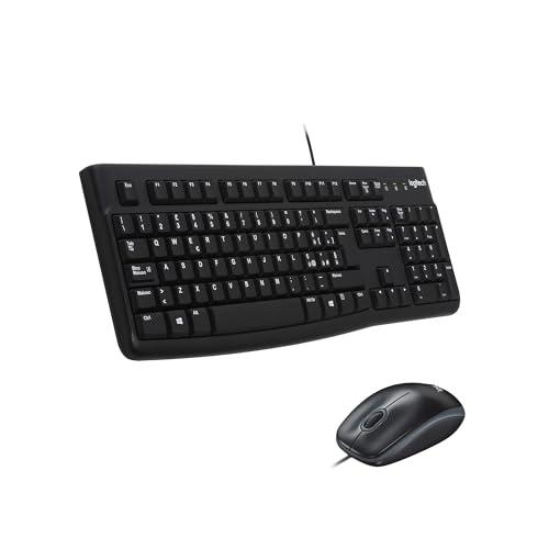 Logitech MK120 Combo Tastiera e Mouse Cablati - Layout Italiano