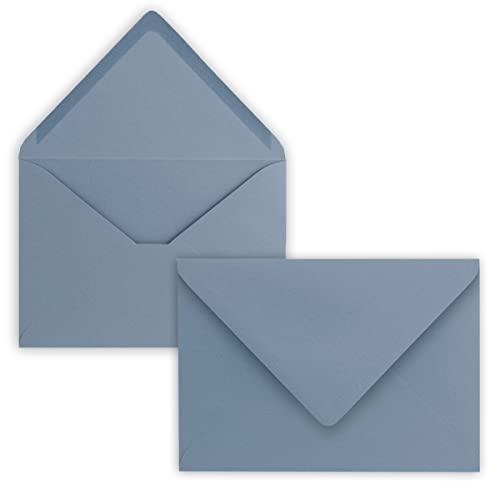 Buste B6 Grigio Blu - 17,5 x 12,5 cm - 50 Unità