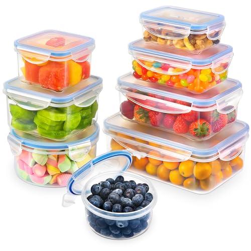 YASHE Contenitori Ermetici per Alimenti, 16 Pezzi