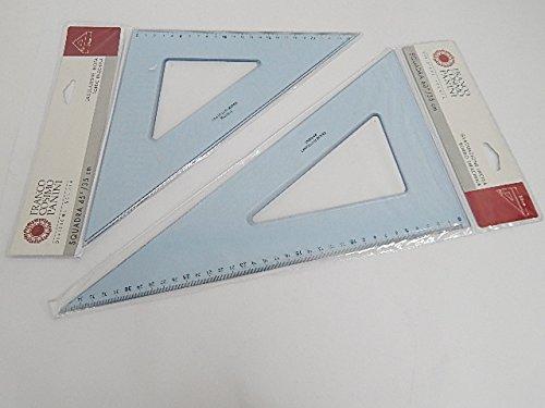 Coppia di squadre Franco Cosimo Panini 60° / 35cm e 45° / 30cm