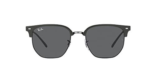 Ray-Ban New Clubmaster RB4416 Occhiali da Sole, Grigio su Nero, Lenti Grigie
