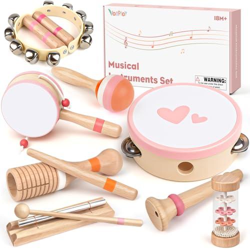 Set di Strumenti Musicali per Bambini Montessori in Legno