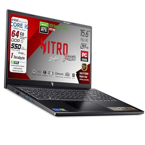 Acer Nitro V15 Gaming Notebook - Intel Core i9, RTX 4060, 64GB RAM, 1TB SSD