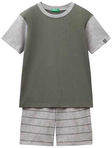 United Colors of Benetton Pig Set Pigiama Verde Bambino