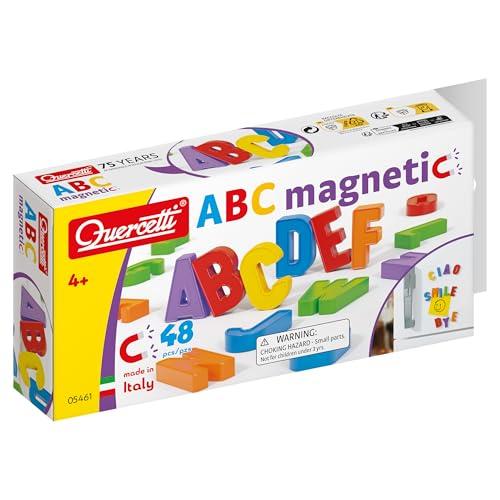 Quercetti Refill 48 Lettere Magnetiche: Impara e Gioca con le Parole