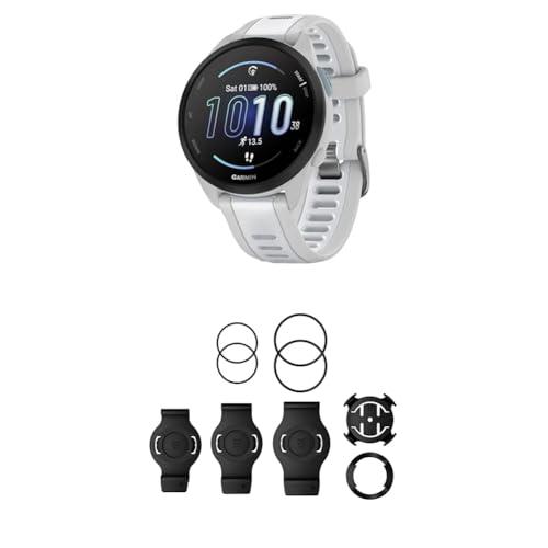 Garmin Forerunner 165 Bianco con Supporto Bici QuickFit