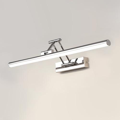 YHTlaeh Lampada LED da Specchio 10W, 60cm, Cromo, Luce Naturale 4000K