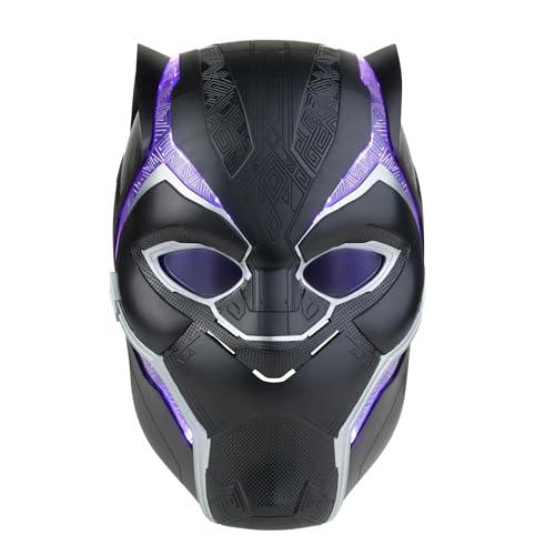 Marvel Hasbro F3453 Legends, Casco Elettronico Premium di Black Panther per Roleplay, con Effetti Luminosi E Lenti Che Si Alzano e Si Abbassano, Multi, Large