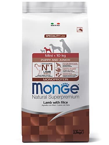 Monge Natural Superpremium Puppy and Junior Lamb with Rice