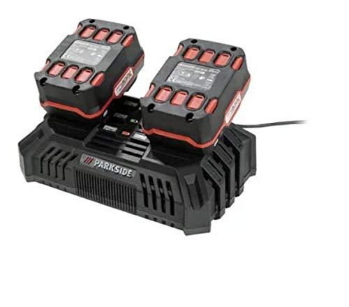 Caricabatteria doppio rapido Parkside X20V Team PDSLG 20 A1