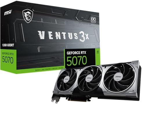 MSI GeForce RTX™ 5070 12G VENTUS 3X OC Scheda Video