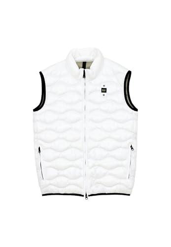 Blauer Gilet Bianco con Trapuntatura a Onde (Bambino, 12 anni)