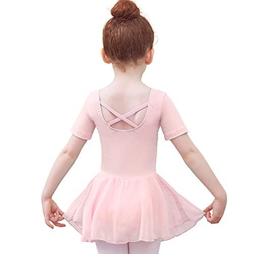 Tancefair Vestito da Balletto per Bambina con Tutu e Body Danza