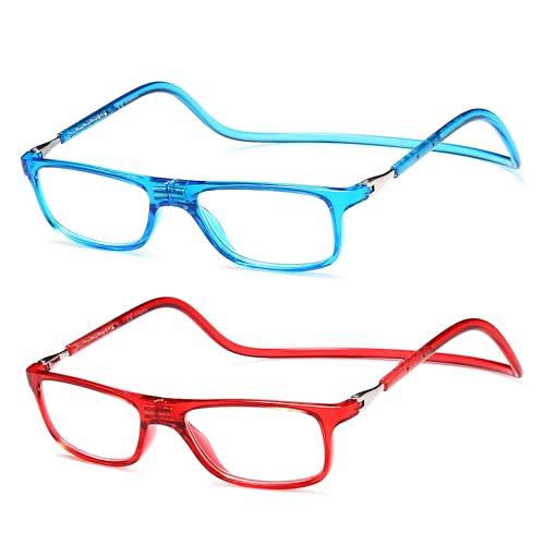 NEW VISION 2 Pack Occhiali Da Lettura con Calamita