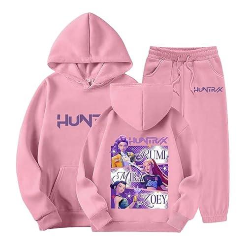 K-Pop Hunters Tuta Ragazze 2-13 Anni Completo Felpa con Cappuccio e Pantaloni da Jogging