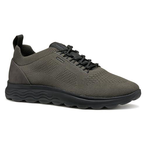 Geox U Spherica Sneakers Uomo, Marrone Nero