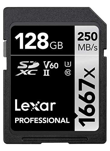 Lexar Professional 1667x Scheda di Memoria SDXC 128GB UHS-II