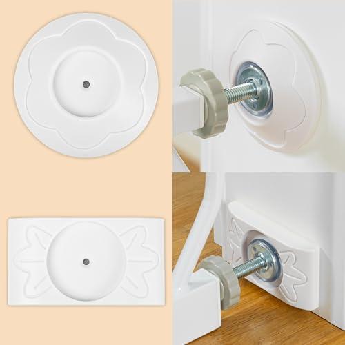 ib style Set di 4 Protezioni da Parete per Cancelletto di Sicurezza