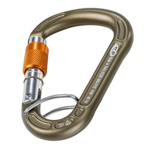 Climbing Technology Concept SGL HC Moschettone HMS a Ghiera, Marrone