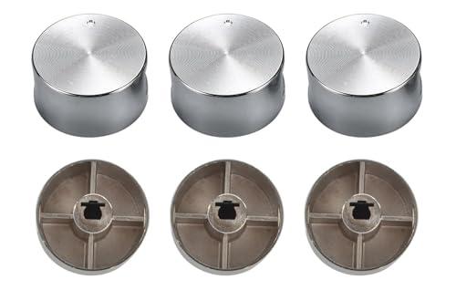 Set di 6 Manopole Universali per Forno e Piano Cottura a Gas - Diametro 6mm