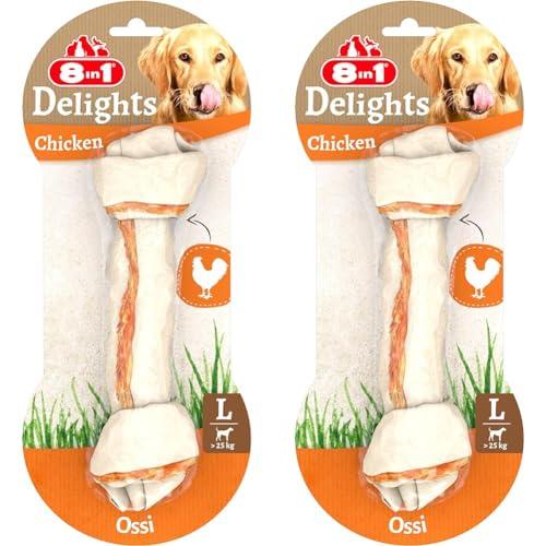 8in1 Delights Chicken Ossi Masticabili al Gusto di Pollo