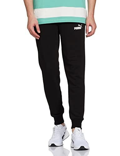 PUMA Essentials Logo – Pantaloni sportivi da uomo, Nero