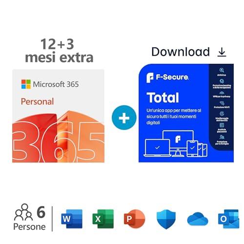 Microsoft 365 Personal + F-Secure Total: Protezione Completa per la Tua Vita Digitale