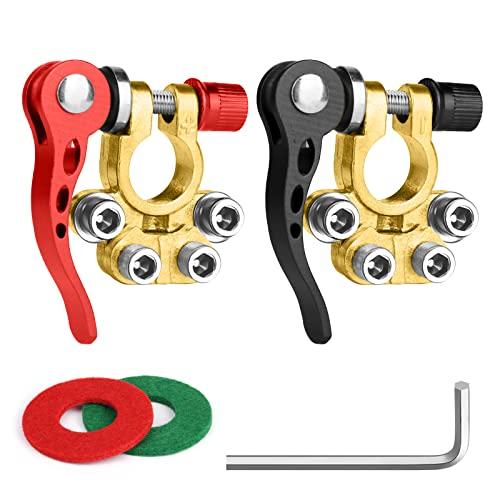 URAQT Terminali Batteria: Connettori a Sgancio Rapido per Auto, Barca e Moto