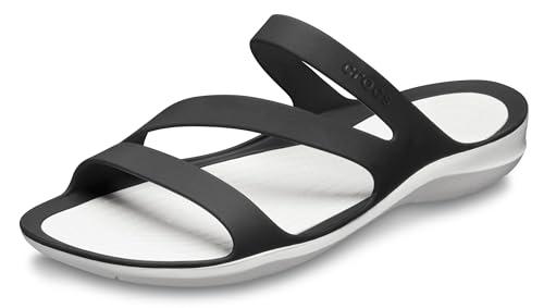 Crocs Swiftwater Sandal W, Sandali Donna, Black White, 39/40 EU