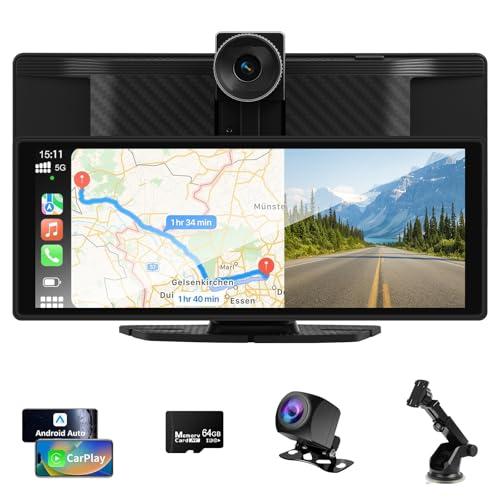 Display Carplay Wireless da 10,26 pollici con Dashcam 4K e Telecamera Posteriore 1080P