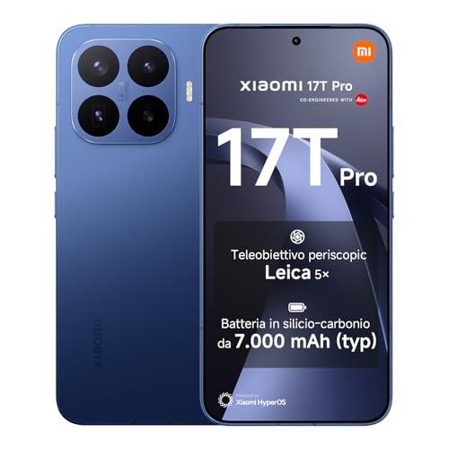 XIAOMI 17T Pro, Smartphone 12+256GB, Deep Blue, Teleobiettivo Leica 5x