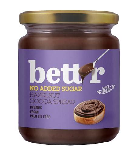 Bett’r Crema di Cacao e Nocciole Senza Zuccheri Aggiunti