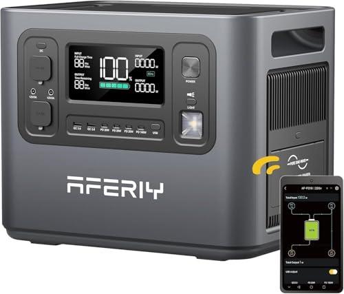 AFERIY Generatore Elettrico Portatile 2400W con Batteria LiFePO4 2048Wh