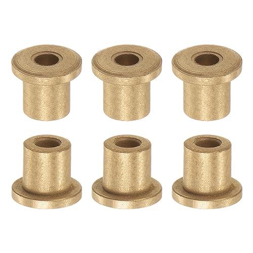 QUARKZMAN 6pz Flangia Cuscinetto Manicotto, Bronzo Autolubrificante