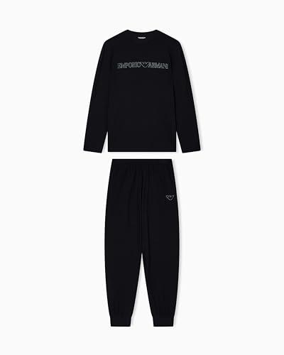 Emporio Armani Megalogo Pajamas Set - Pigiama Uomo Nero XL